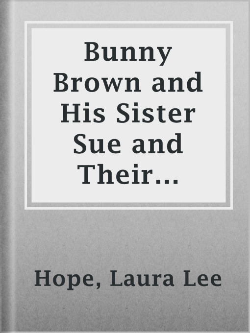 Title details for Bunny Brown and His Sister Sue and Their Shetland Pony by Laura Lee Hope - Available